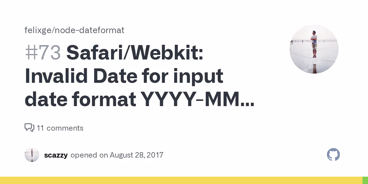 Does the 'invalid date' code work in all browsers?