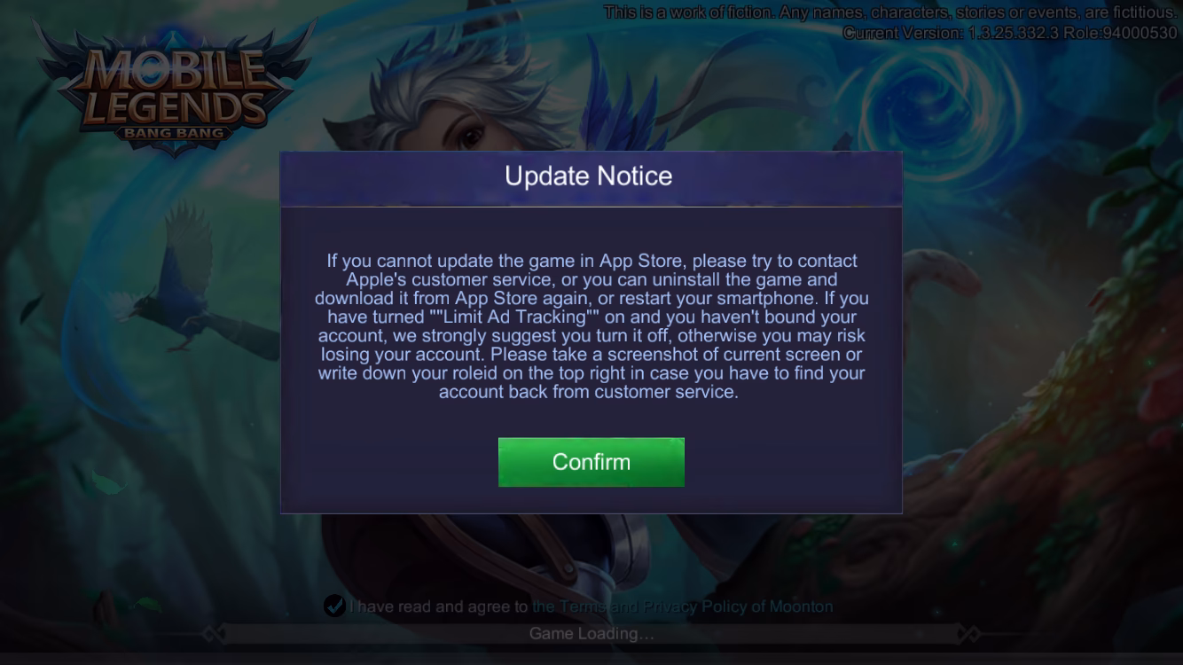 How do I update Mobile Legends Bang Bang?