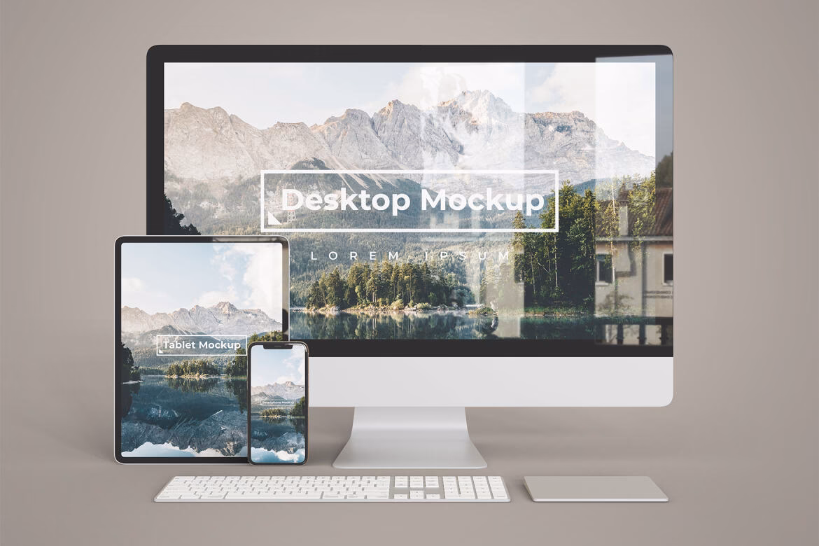 What is an iPad mockup template?