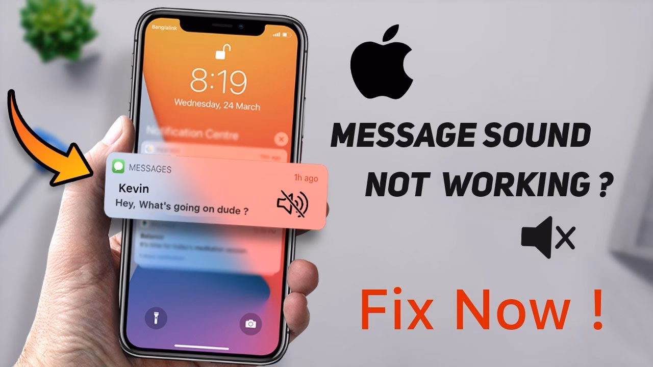 How to fix text message sound not working on iPhone?