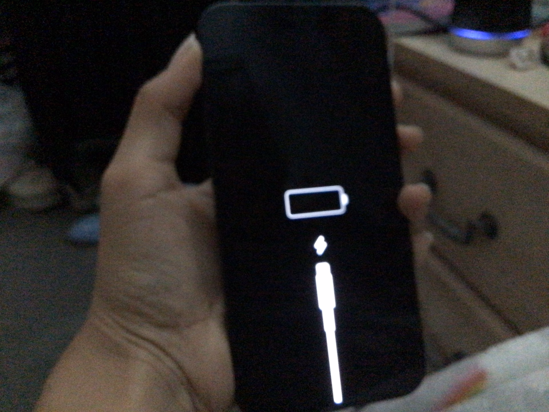 Why does my phone turn off when unplugged?