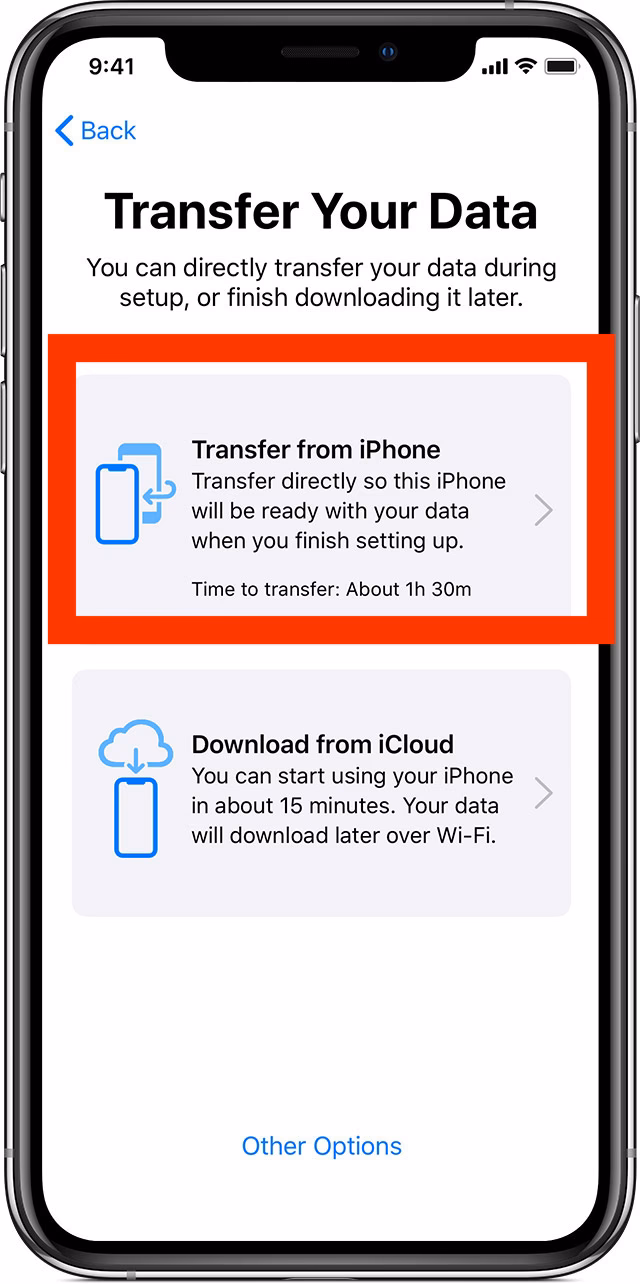 How to transfer data from iPhone 12 to iPhone 11?