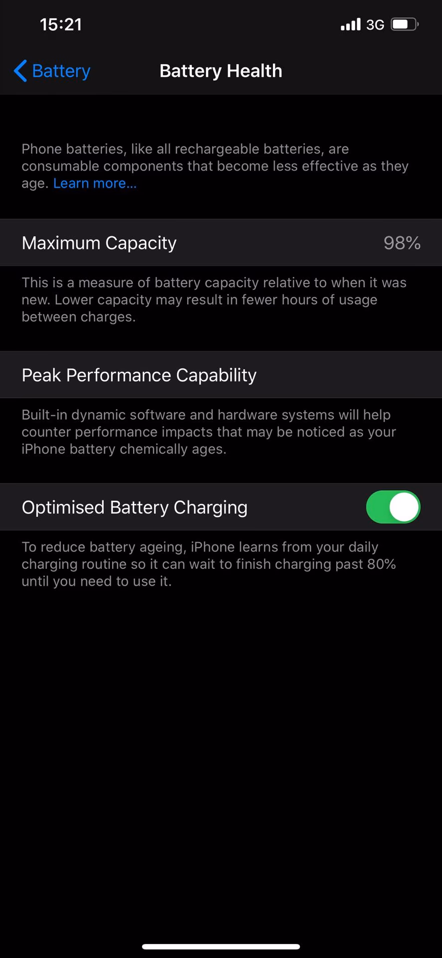 Do iPhone batteries lose a lot of capacity a month?
