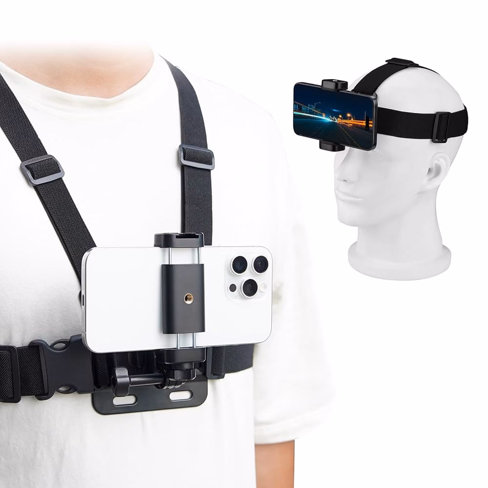 Is the mobile phone chest strap mount suitable for high-intensity exercise?