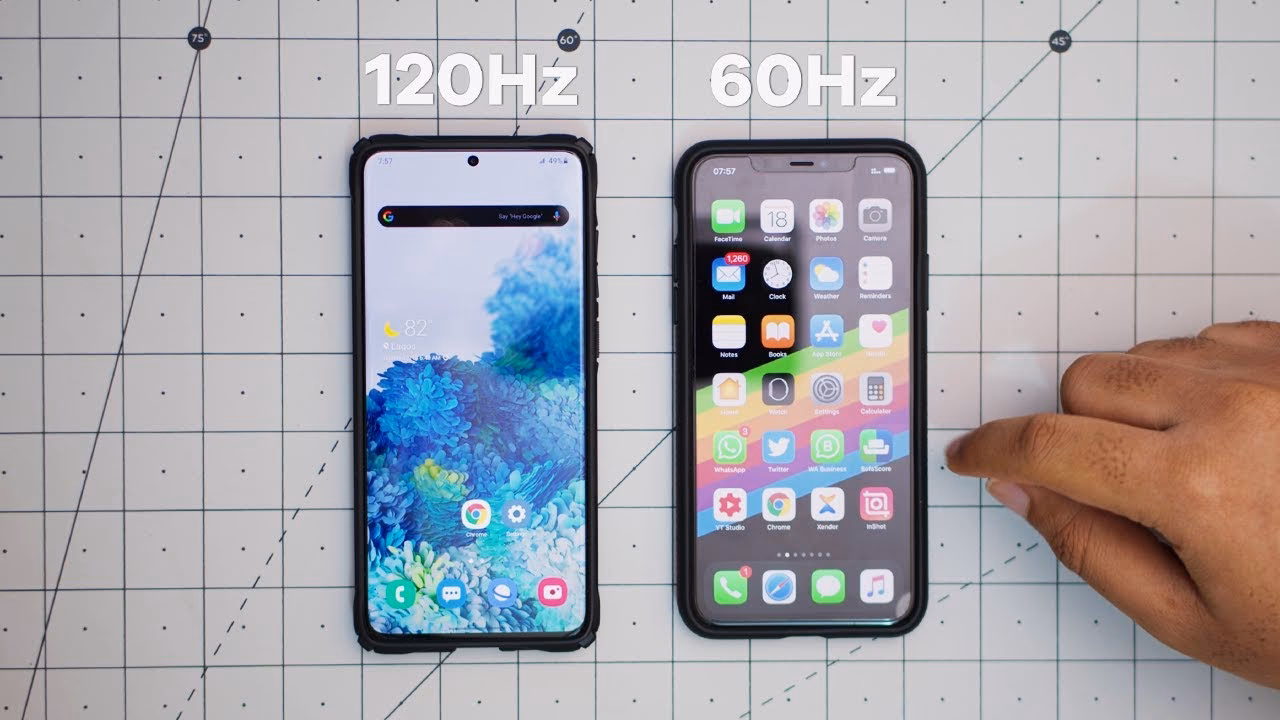 What is the resolution of Apple iPhone 11 Pro?