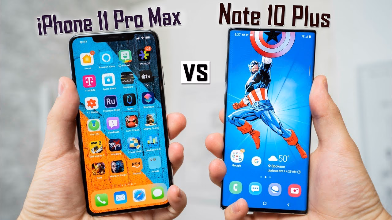 Is the Samsung Galaxy Note 10 plus better than the iPhone 11 Pro?