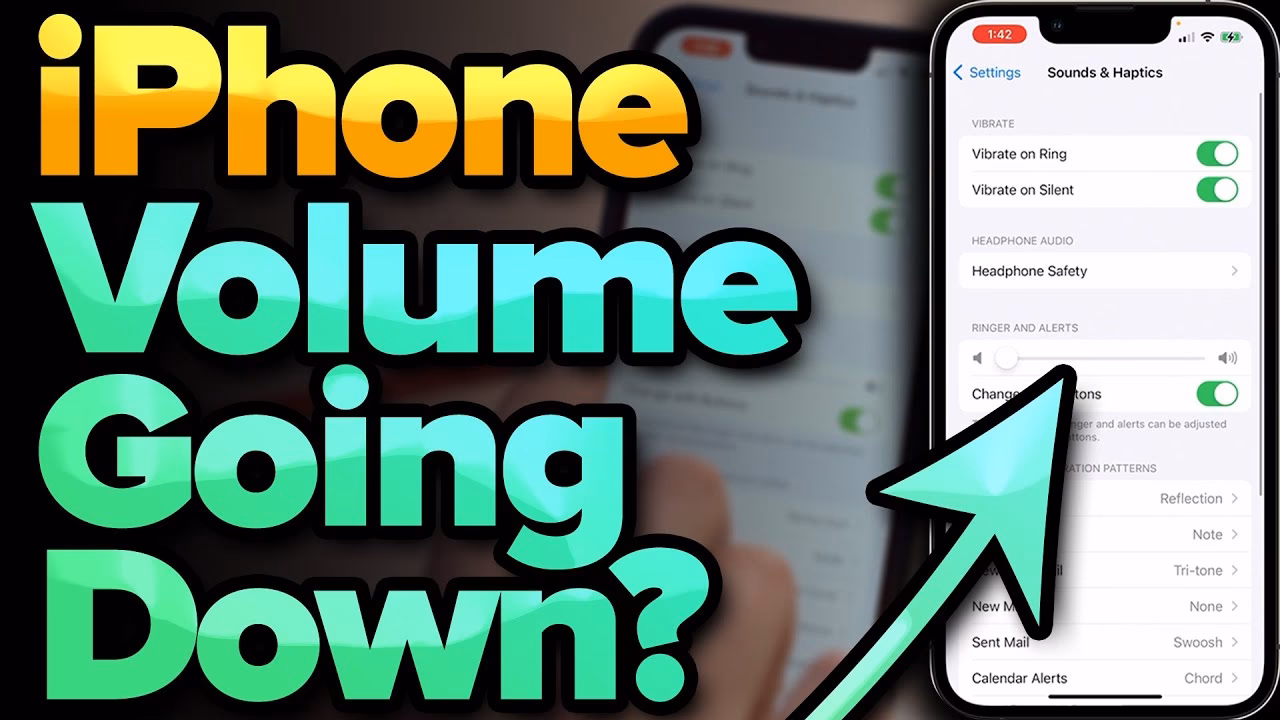 Why does my iPhone volume decrease automatically?