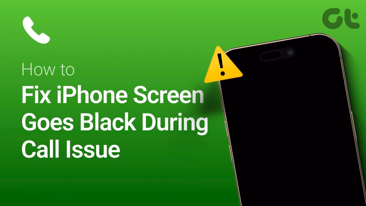 Why does my iPhone have a black screen?