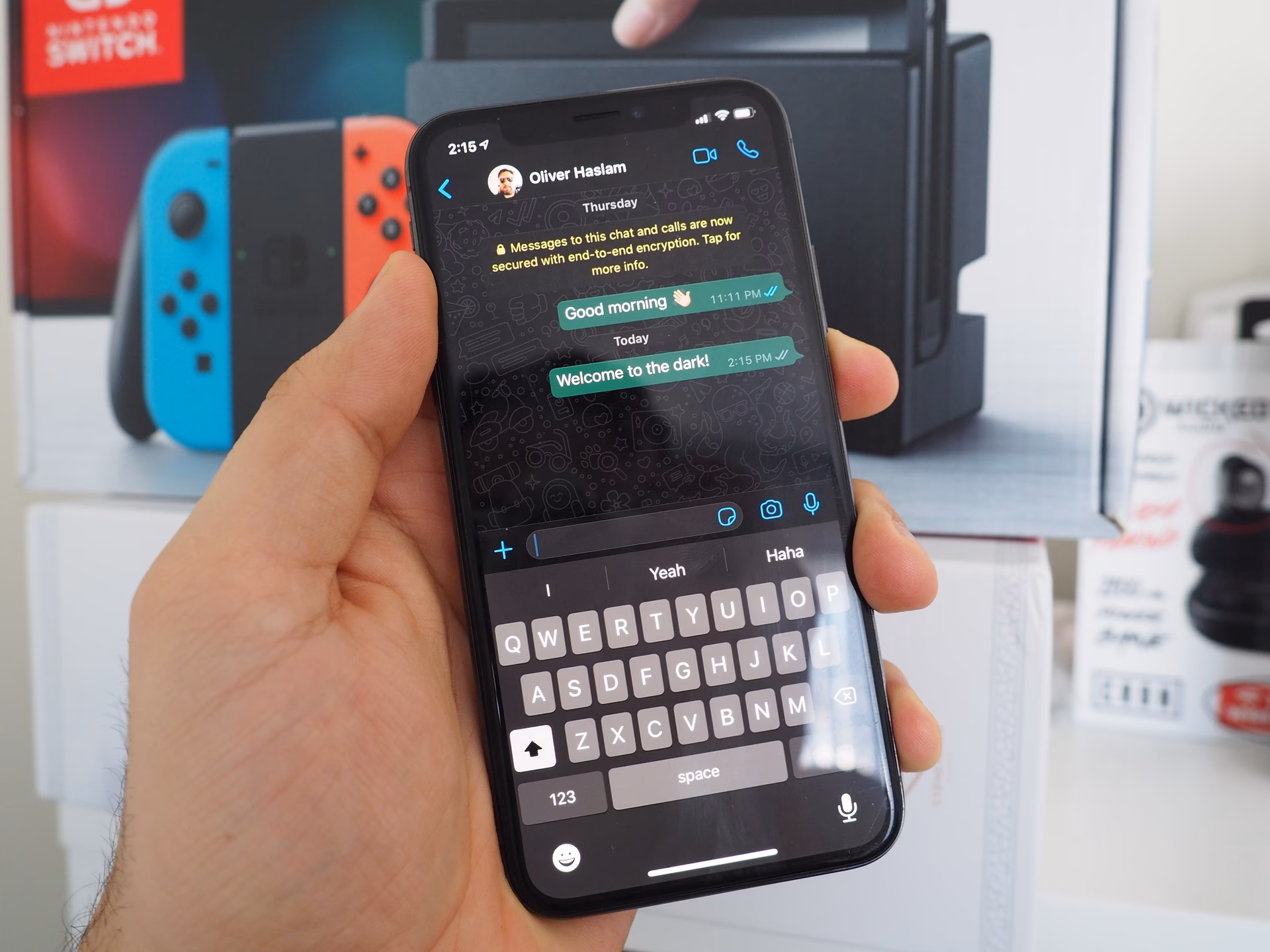How to check WhatsApp on iPhone 11?