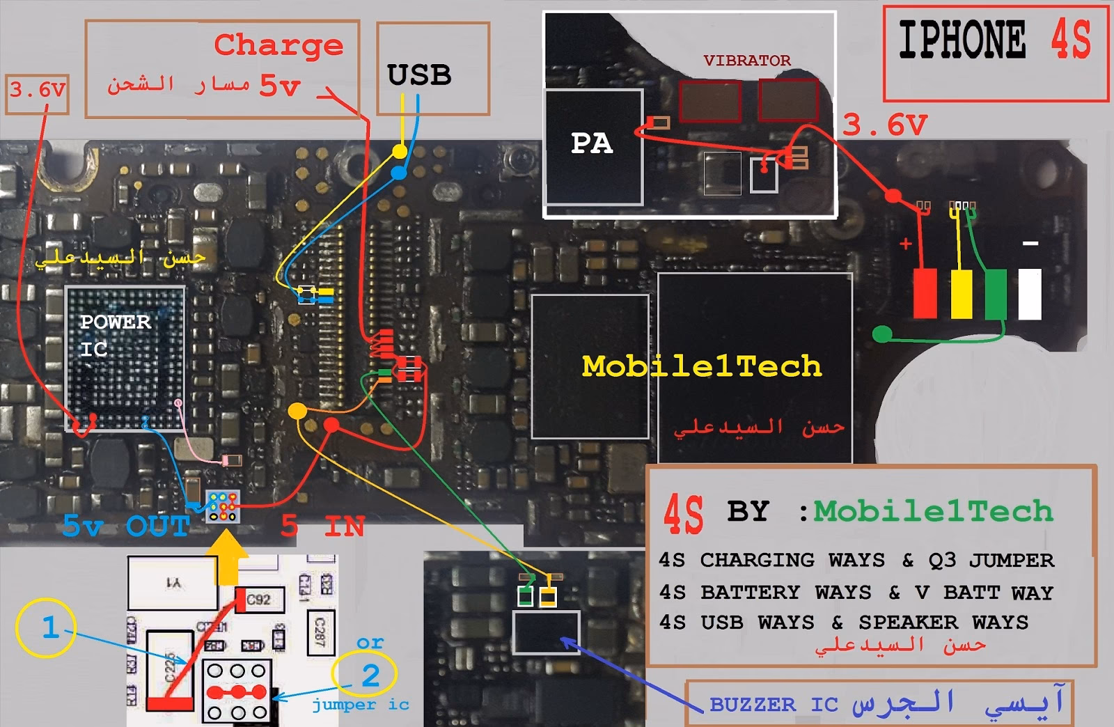 What is the iPhone 4 charger circuit diagram?