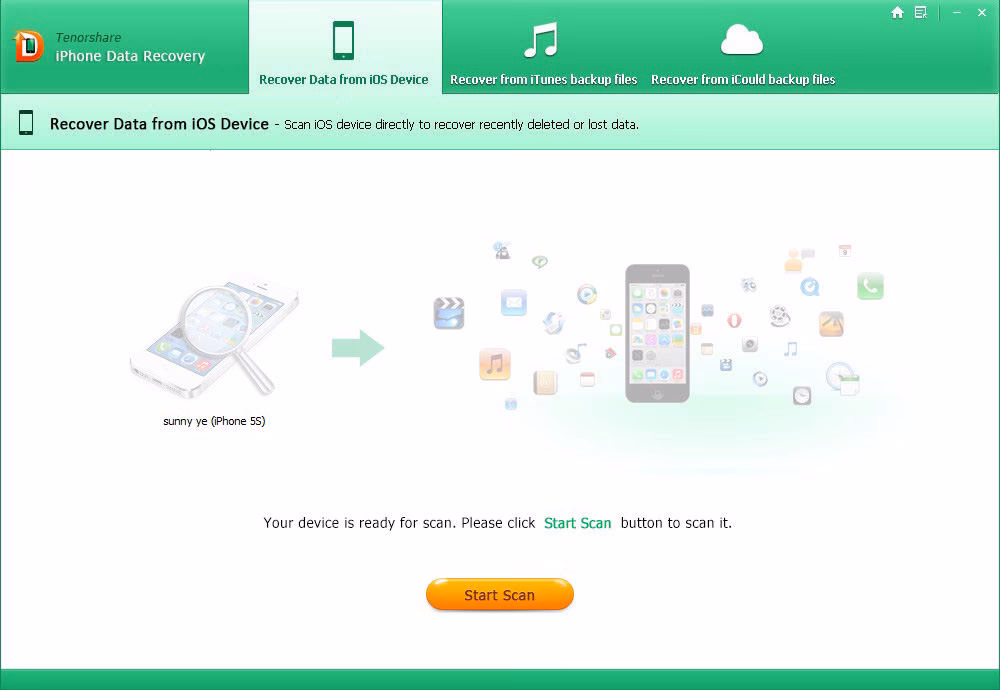 What is anymp4 free iPhone data recovery?