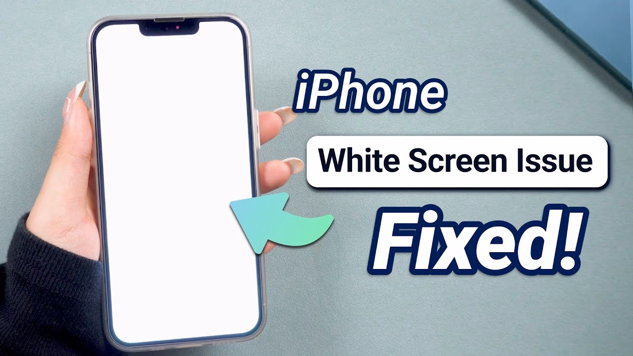 How to fix iPhone stuck in white screen?