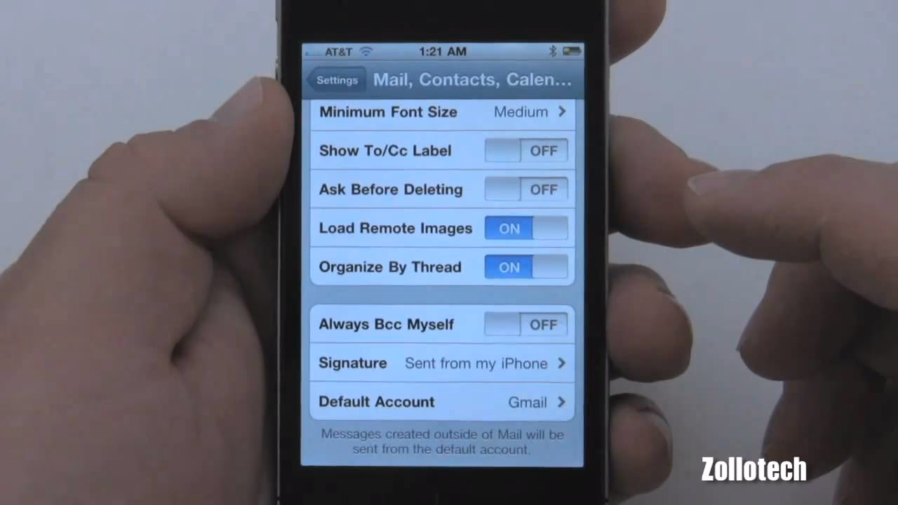 How do I send an email on my iPhone?