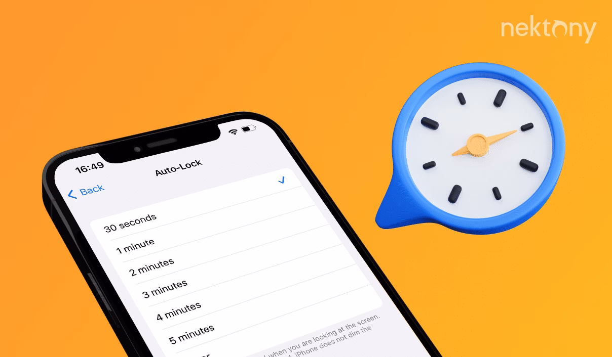 What is iPhone screen timeout?