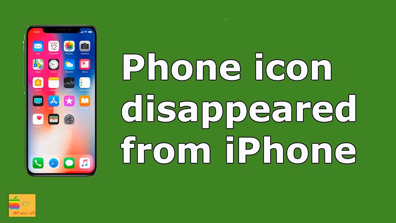 How do I fix missing icons on my iPhone?