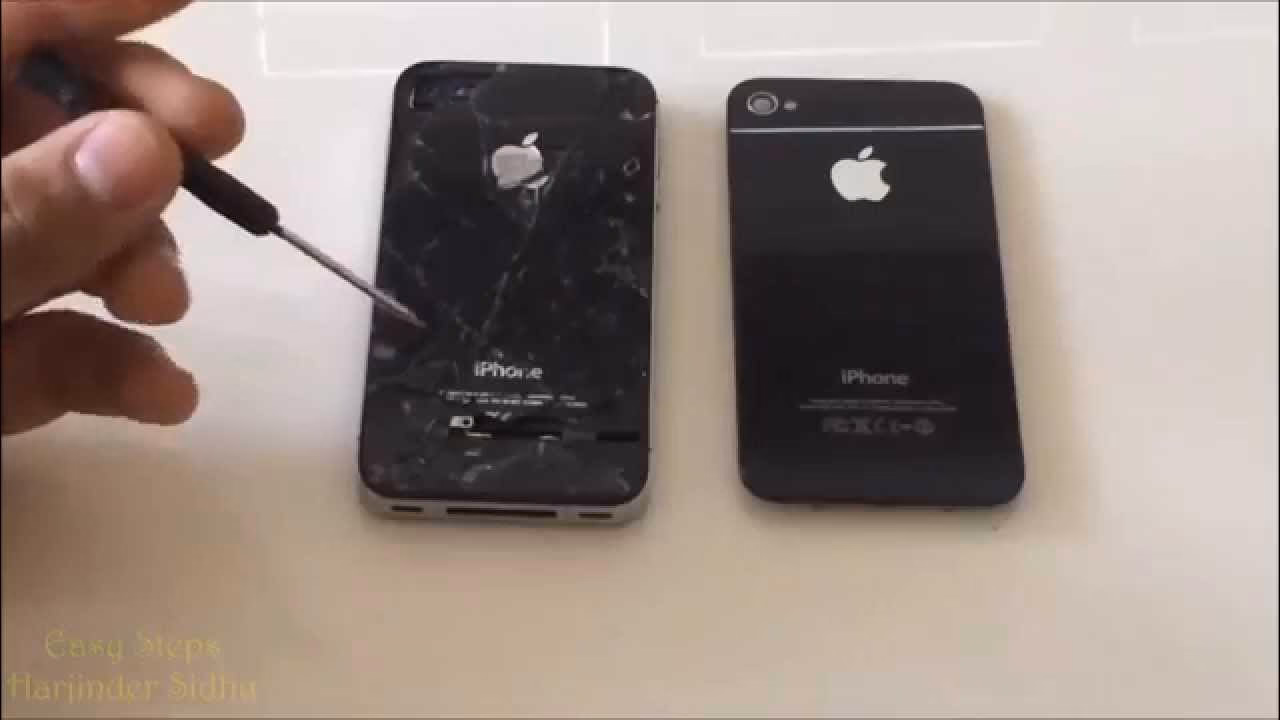 Can a cracked iPhone back glass be repaired?
