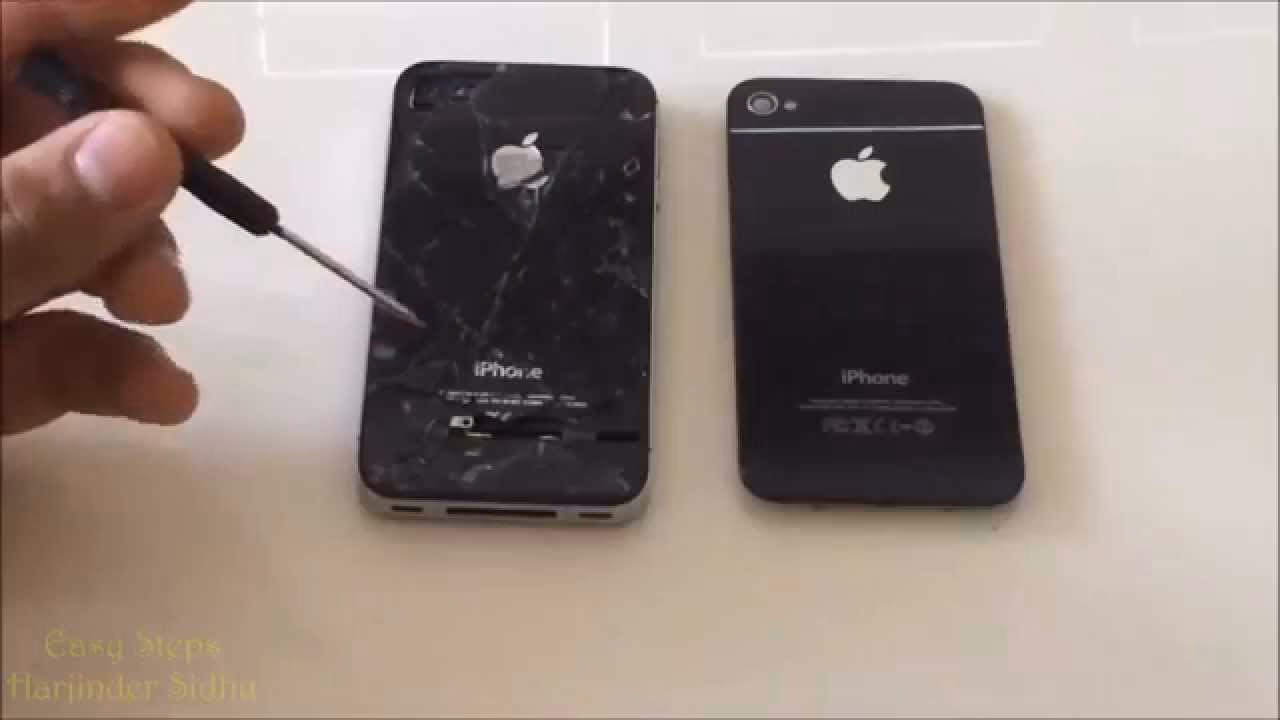 Can the back glass of an iPhone be repaired?