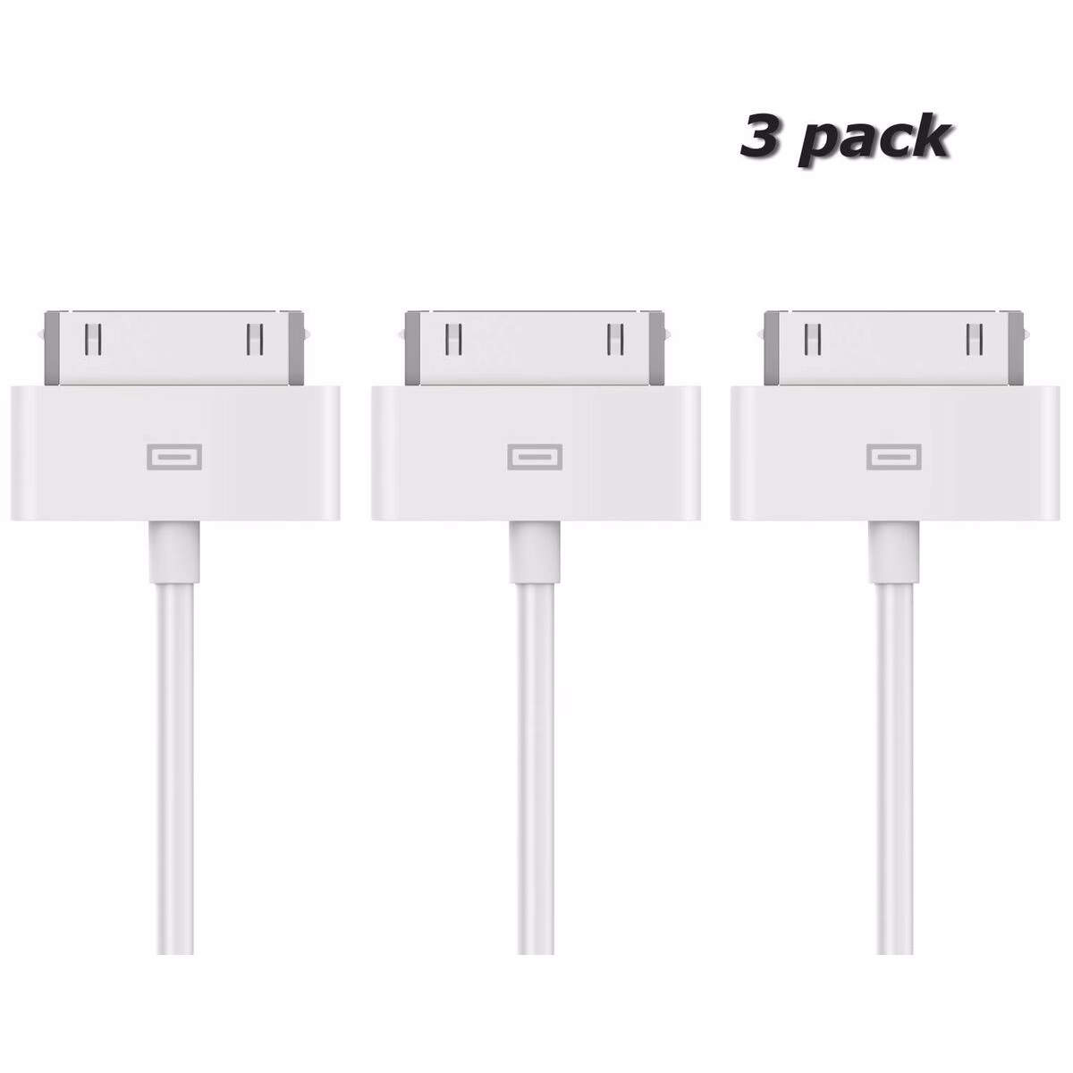 What size is the charging cable for the iPhone 4S?