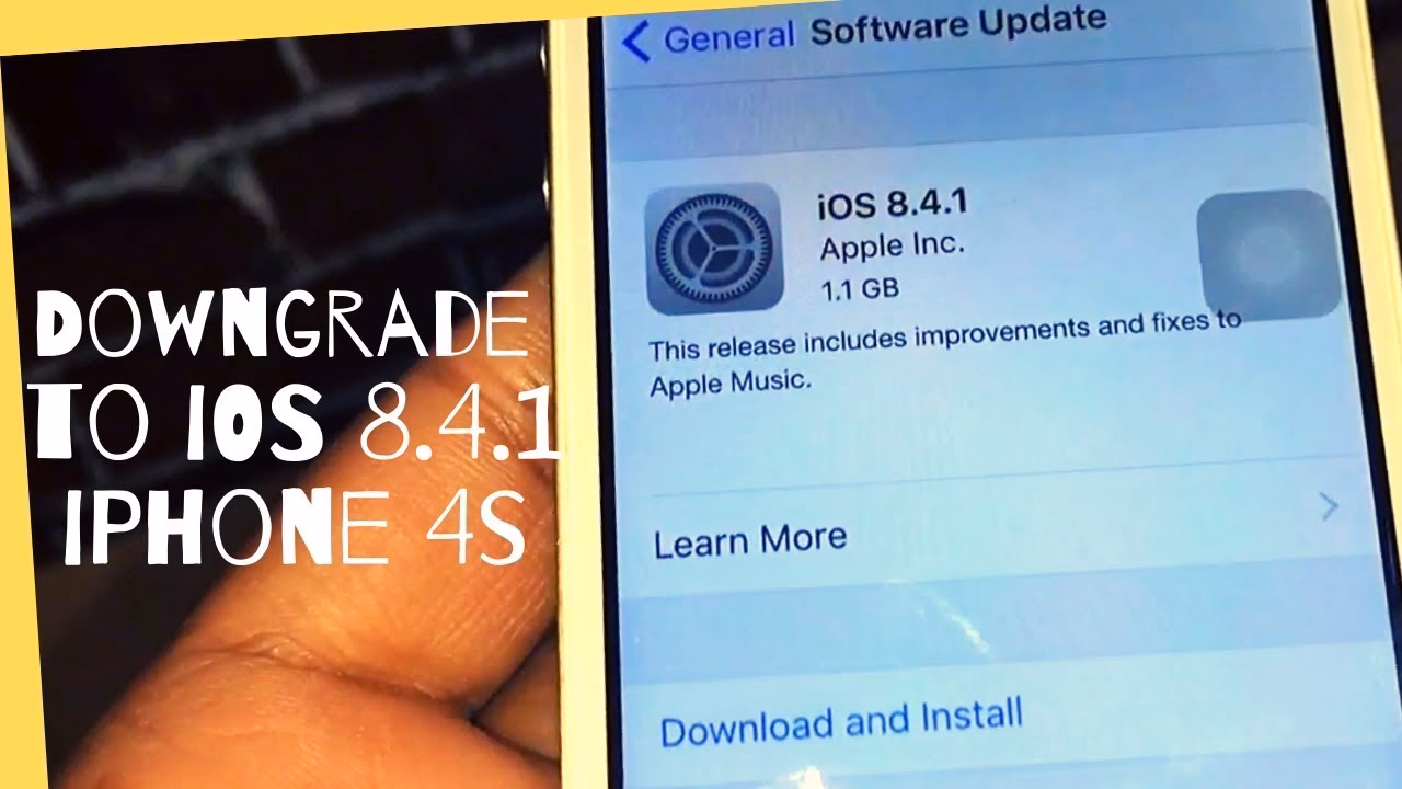 Can I downgrade my iPhone to iOS 8?