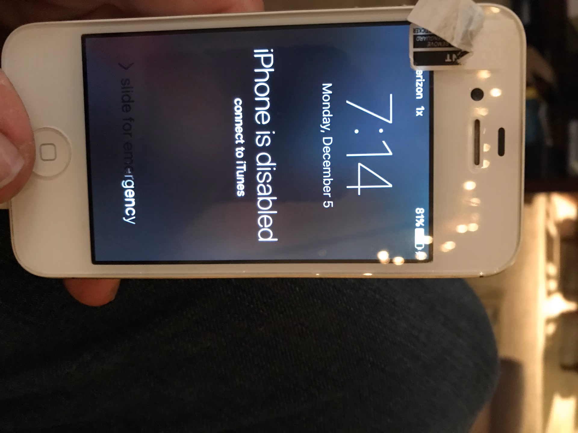 How to fix iPhone 4S if it says connect to iTunes?