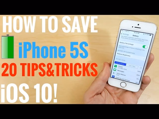 How do I save battery on my iPhone?