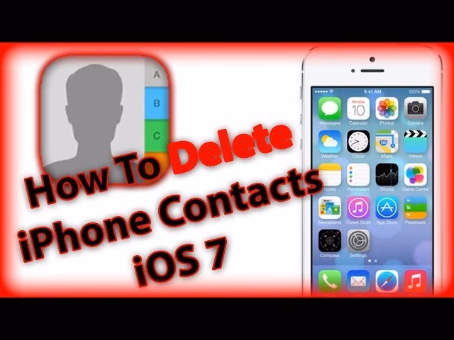 How do I delete all contacts from my email account?