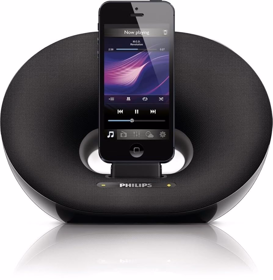 Is the Philips ds7580 docking speaker compatible with iPhone 5?