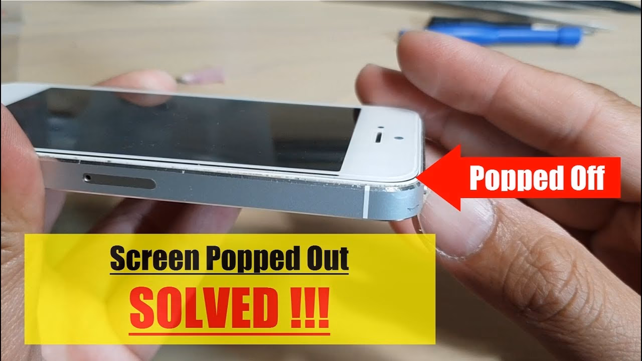 Why is my iPhone screen coming off?