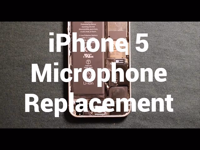 Does the iPhone 5 have a microphone?