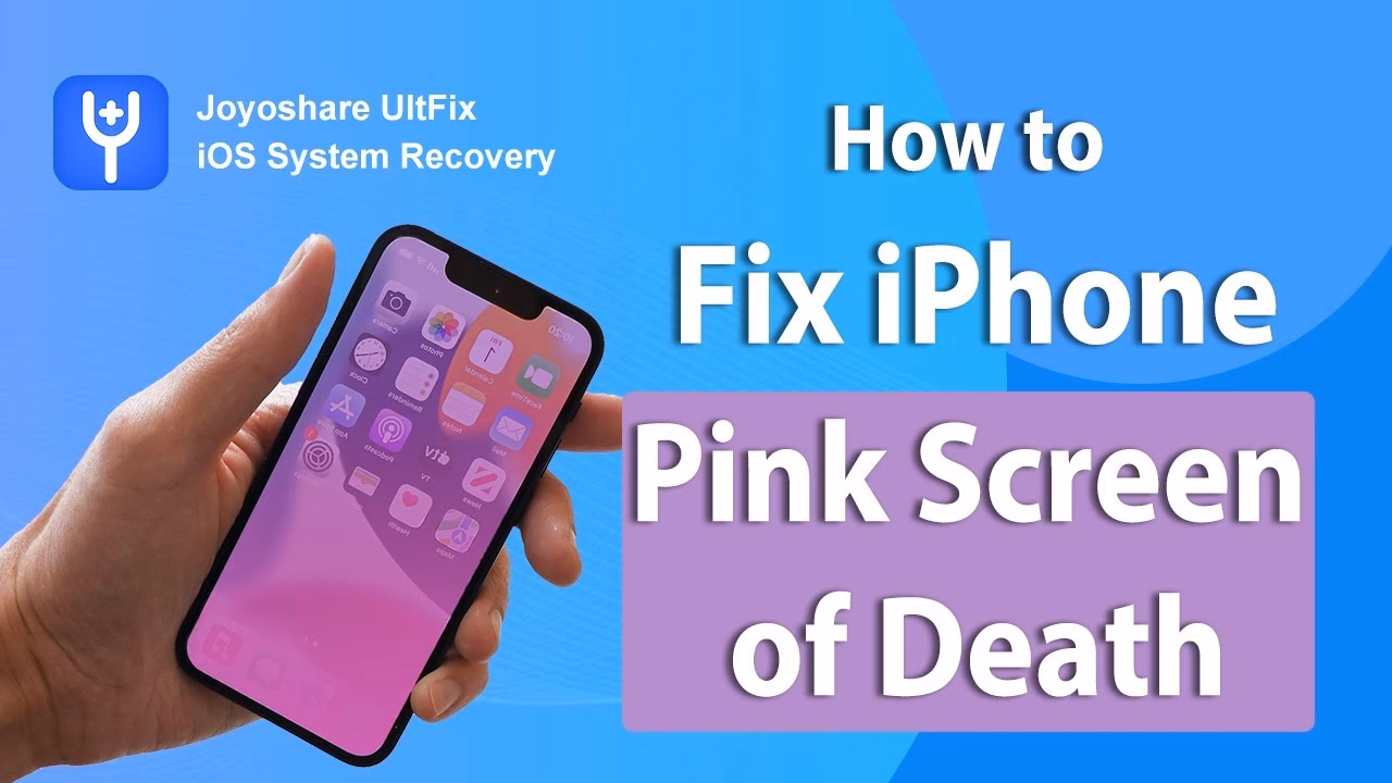 How do I fix a pink screen on my iPad?