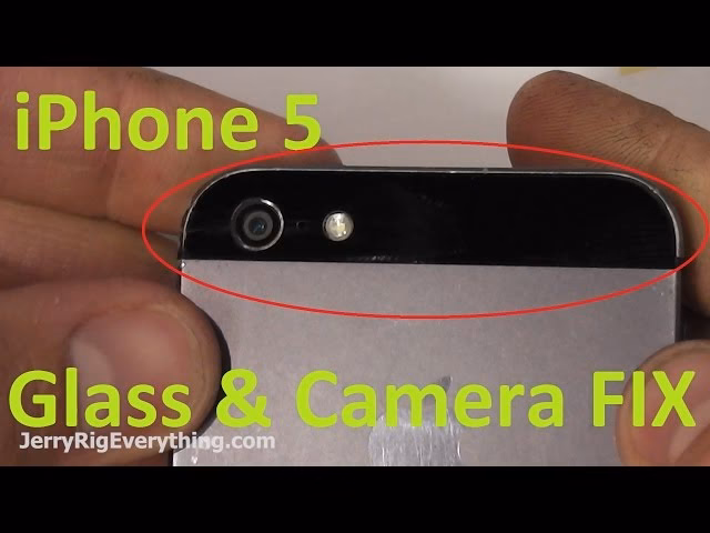 How do I remove a broken iPhone back glass?