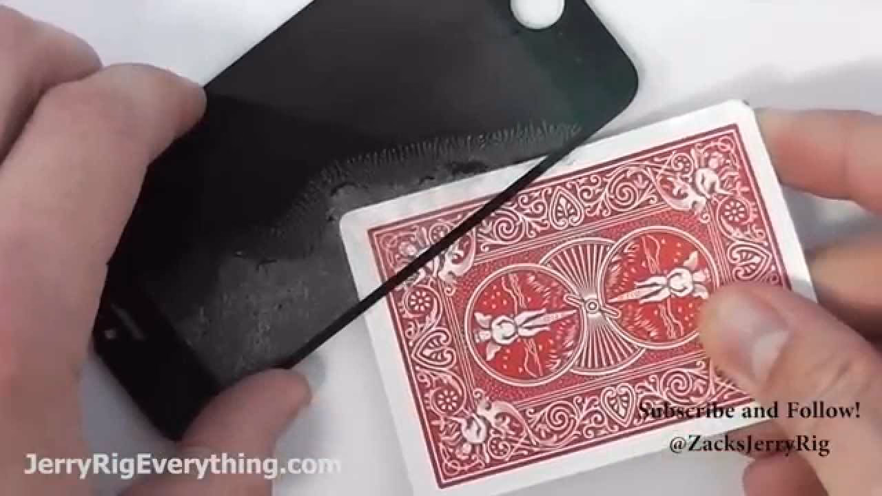 How to remove a broken phone screen?