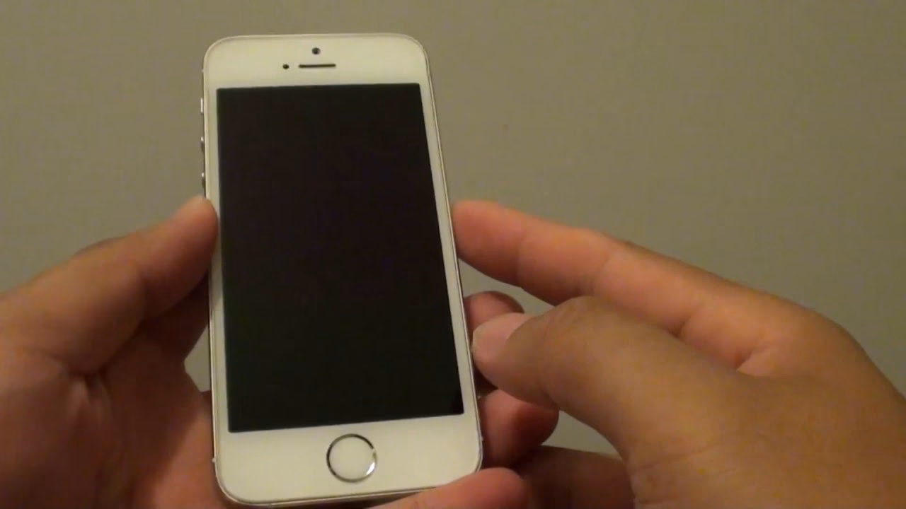 How do I fix a black screen on my iPhone?