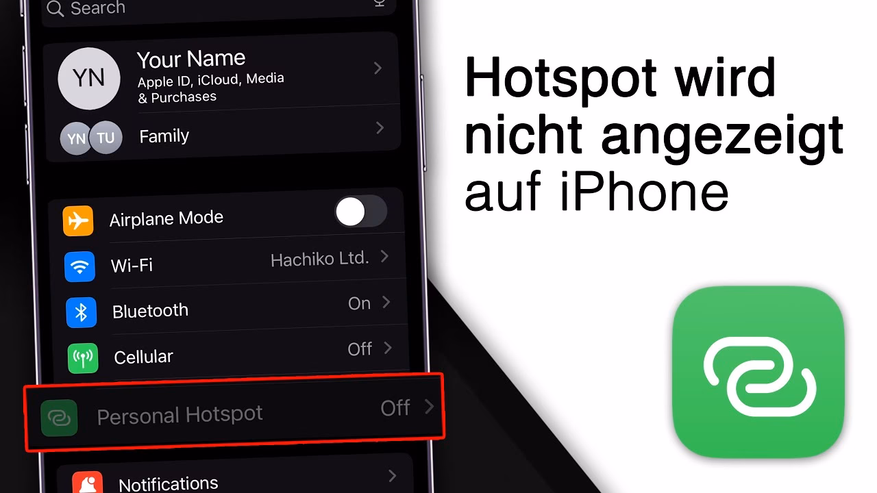 Wie kann ich meinen iPhone-Hotspot sichtbar machen?