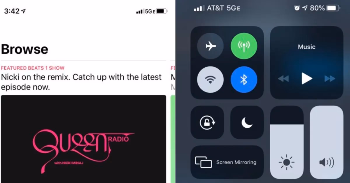 What is the “5G E” symbol on the AT&T iPhone?