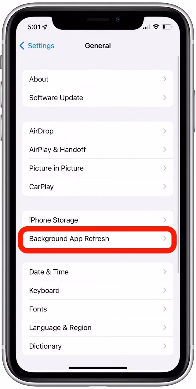 Does background app refresh save data?