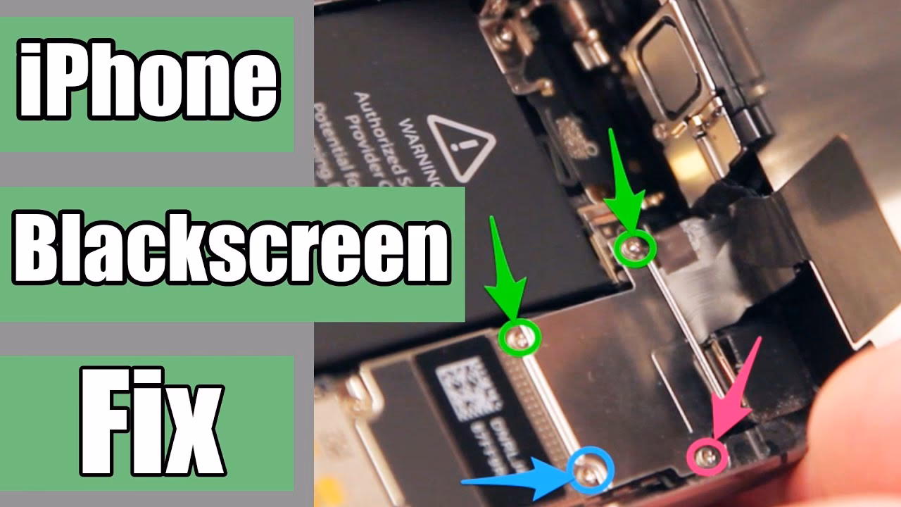 What causes a black screen?