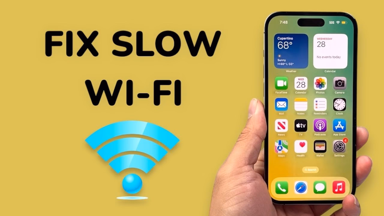 How does WiFi affect iPhone browsing speed?