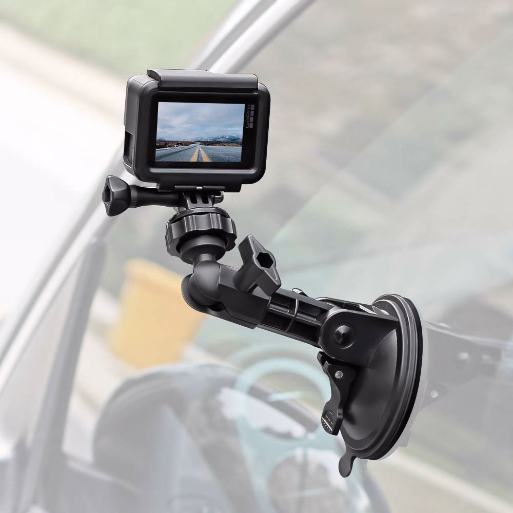 How do I attach a camera to my phone or action camera?