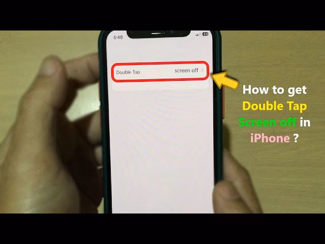 How do I disable double-tap mode on my iPhone?