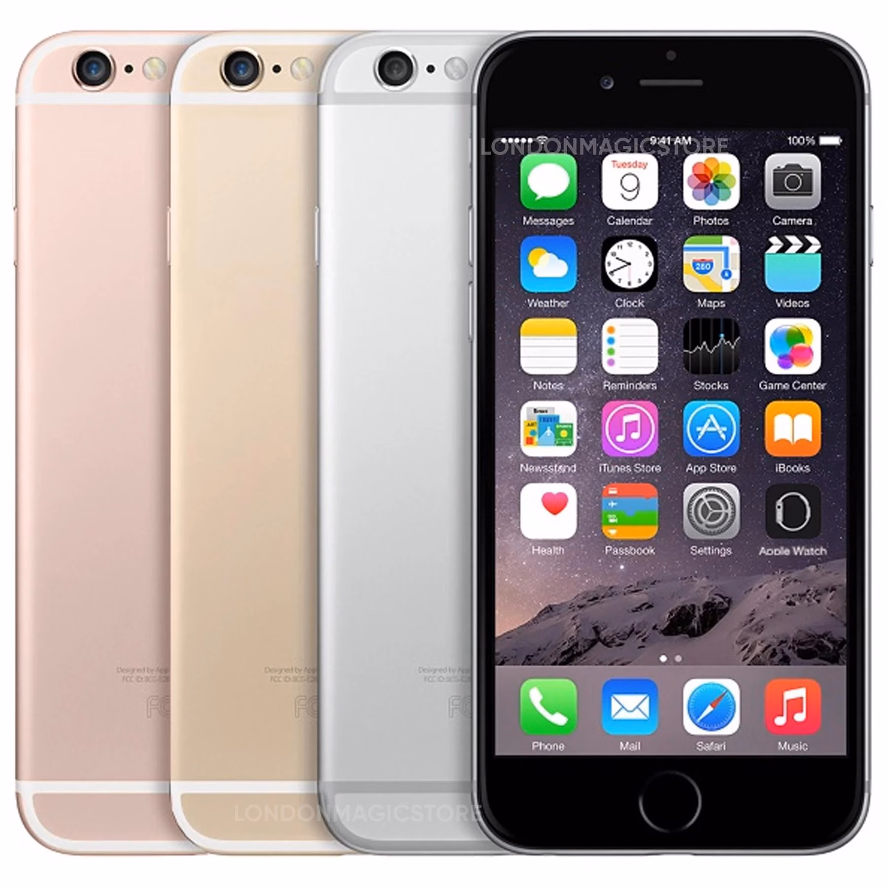 What is the battery health of Apple iPhone 6 - 16GB - space grey (Vodafone)?