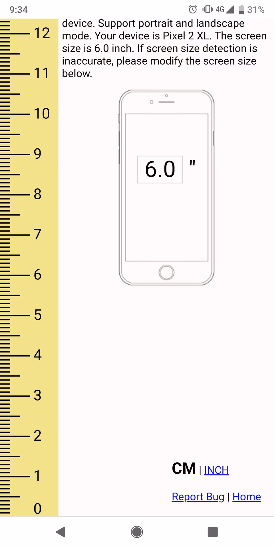 Is there a ruler on iPhone 12 Pro?
