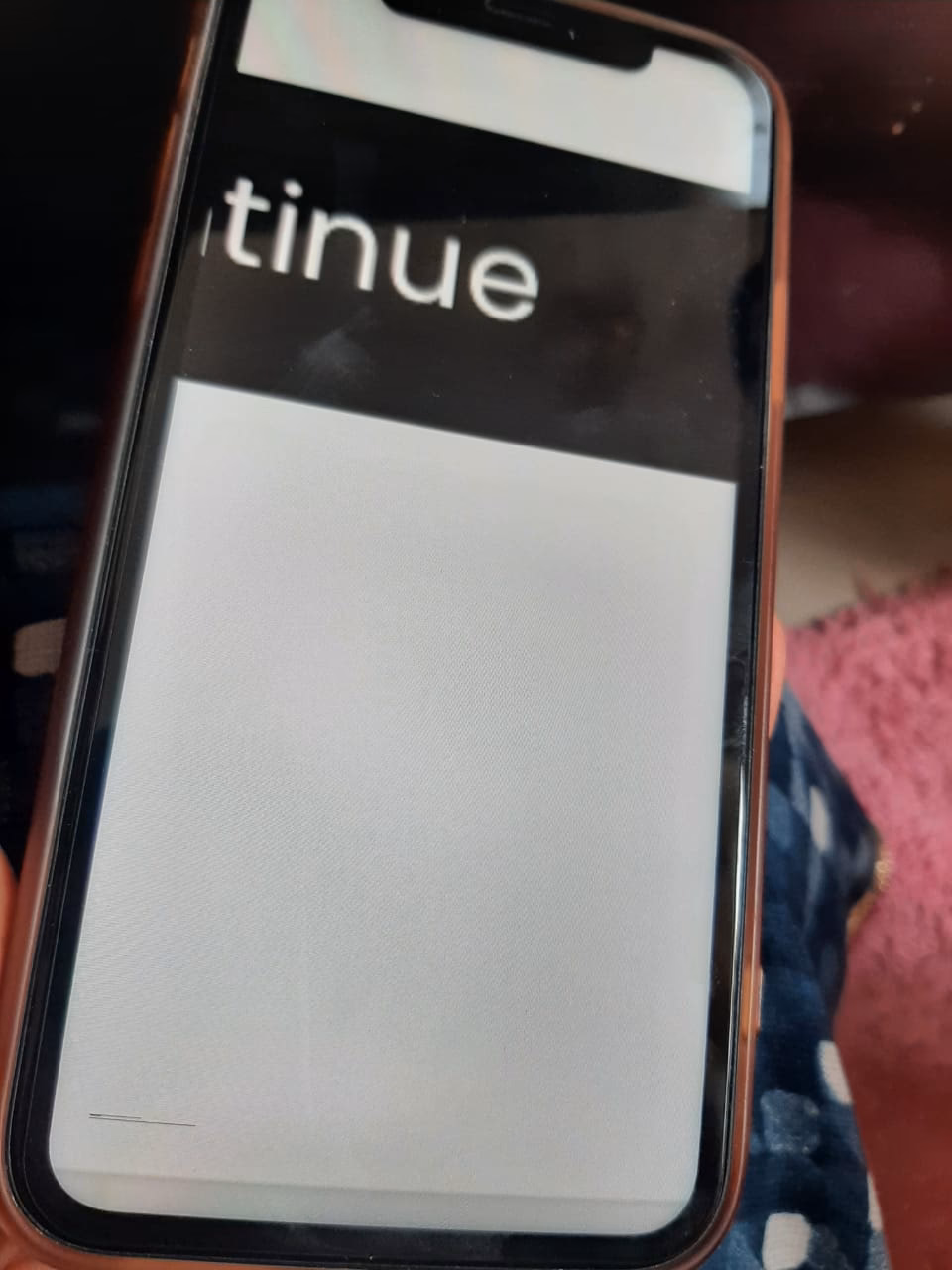 How to fix vertical red line on iPhone screen?