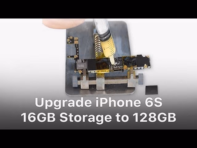 How to upgrade a 16GB iPhone to 128GB?