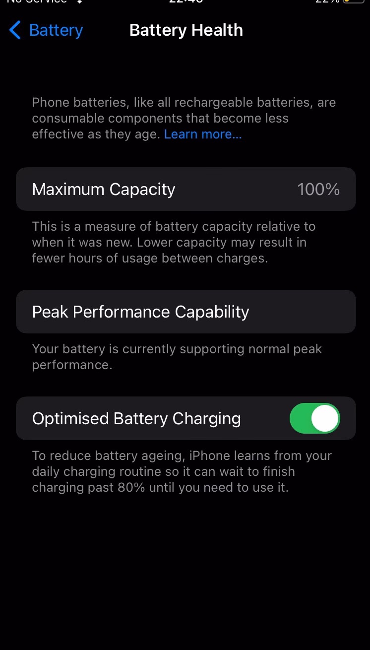 How to check iPhone 6S battery usage?