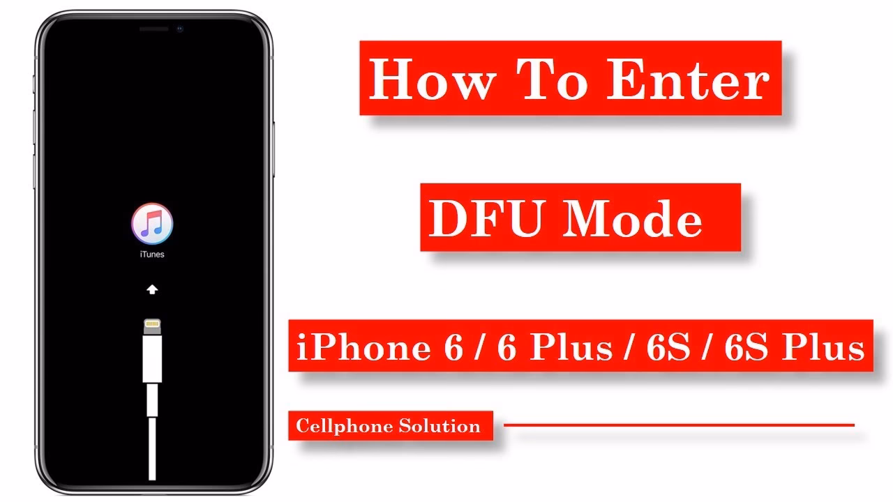 How do I fix a DFU error on my iPhone?