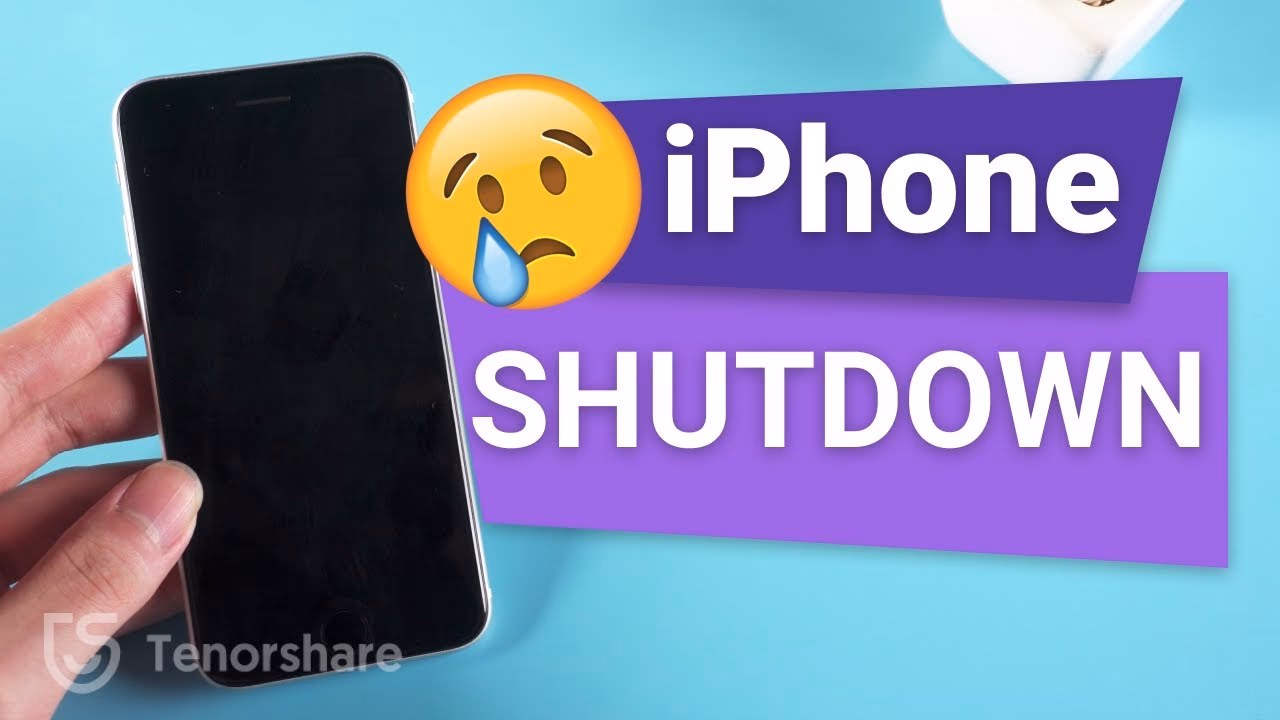 What if my iPhone shuts down due to insufficient charge?