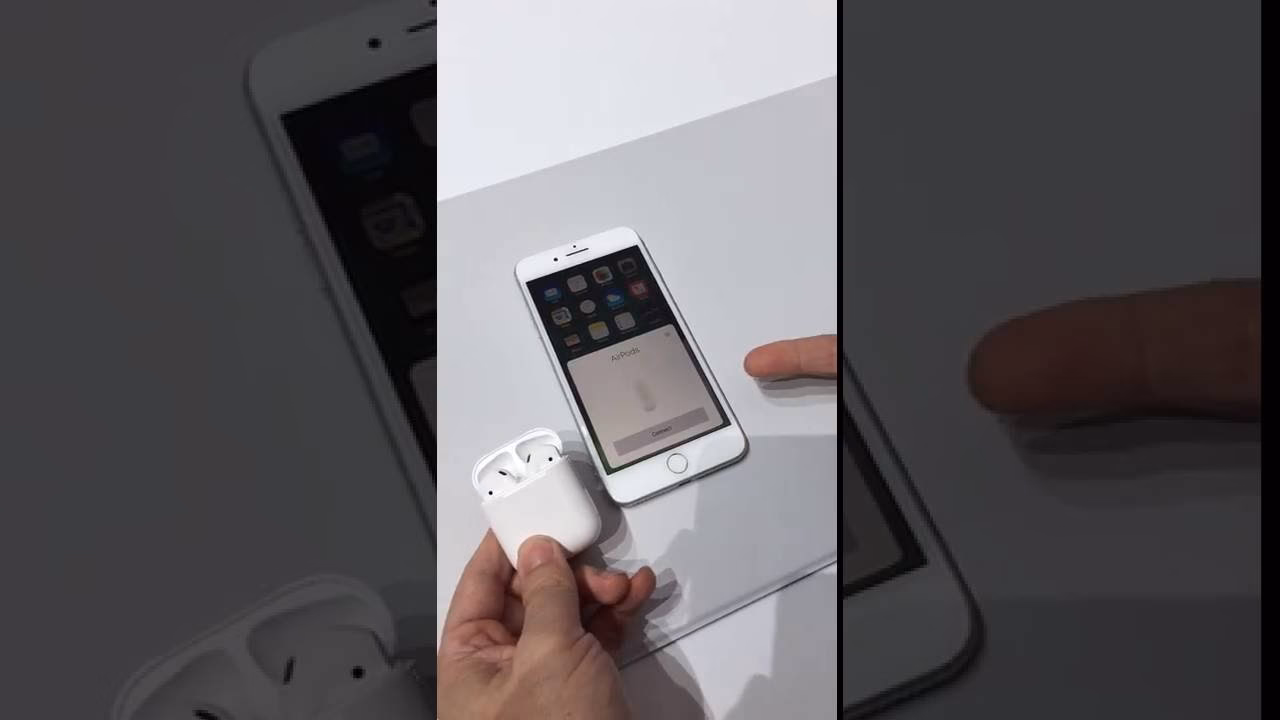 How to pair AirPods to an iPhone 7?