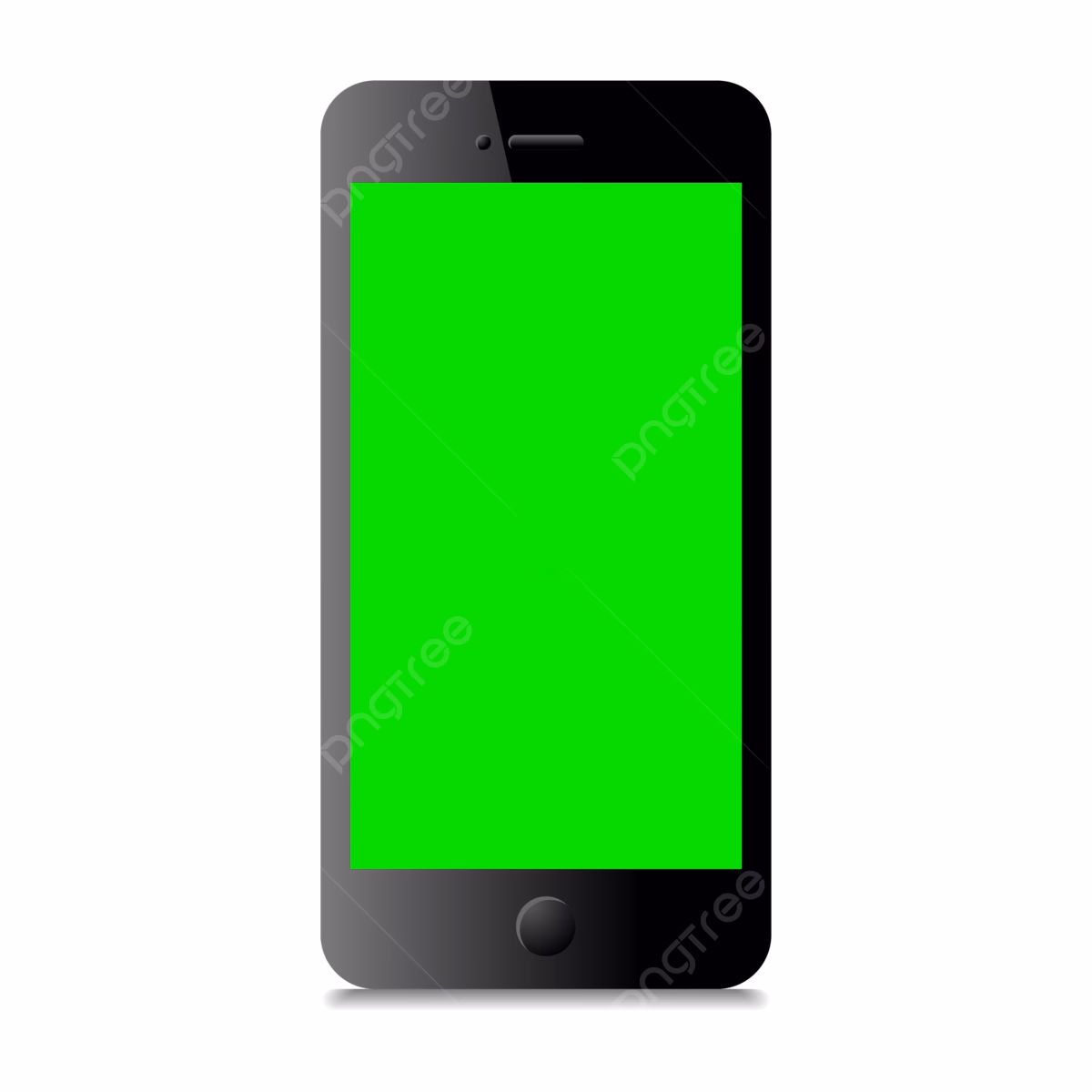 What causes a green screen on a I Phone X?