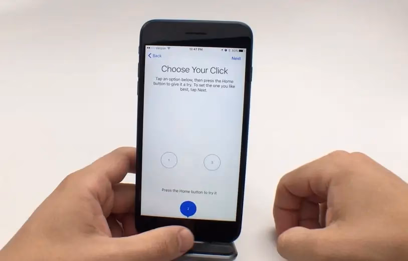 What's the difference between home button on iPhone 7 & 8?